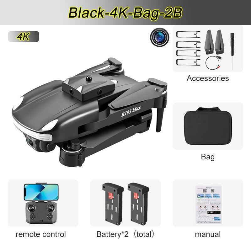 JINHENG K105 Max Drone - 4K HD Dual Camera With Obstacle Avoidance WiFi Fpv Foldable Quadcopter Toys For Children Hobbie 3 JINHENG K105 Max Drone - 4K HD Dual Camera With Obstacle Avoidance WiFi Fpv Foldable Quadcopter Toys For Children Hobbie — изображение 3