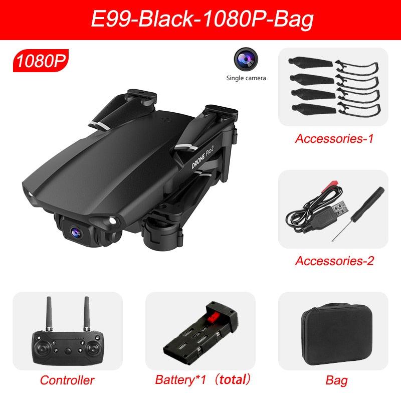 XKJ E99 RC Mini Drone - 4K 1080P 720P Dual Camera WIFI FPV Aerial Photography Helicopter Foldable Quadcopter Dron Toys 14 XKJ E99 RC Mini Drone - 4K 1080P 720P Dual Camera WIFI FPV Aerial Photography Helicopter Foldable Quadcopter Dron Toys - Image 14