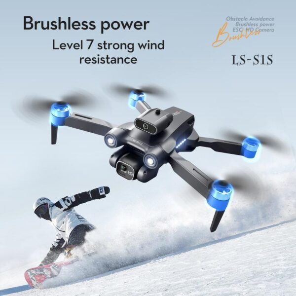 KBDFA S1S Min Drone - 4K 8K HD Camera WiFi FPV Brushless Motor Obstacle Avoidance Foldable Quadcopter Rc Helicopter Toys 20 KBDFA S1S Min Drone - 4K 8K HD Camera WiFi FPV Brushless Motor Obstacle Avoidance Foldable Quadcopter Rc Helicopter Toys - Image 20
