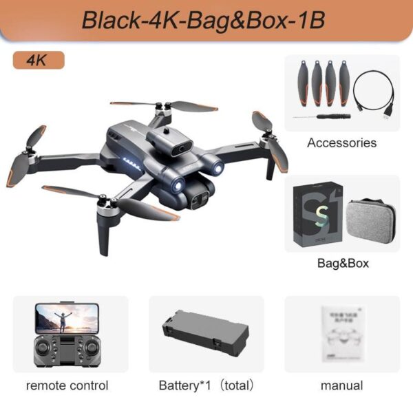 KBDFA S1S Min Drone - 4K 8K HD Camera WiFi FPV Brushless Motor Obstacle Avoidance Foldable Quadcopter Rc Helicopter Toys 6 KBDFA S1S Min Drone - 4K 8K HD Camera WiFi FPV Brushless Motor Obstacle Avoidance Foldable Quadcopter Rc Helicopter Toys - Image 6