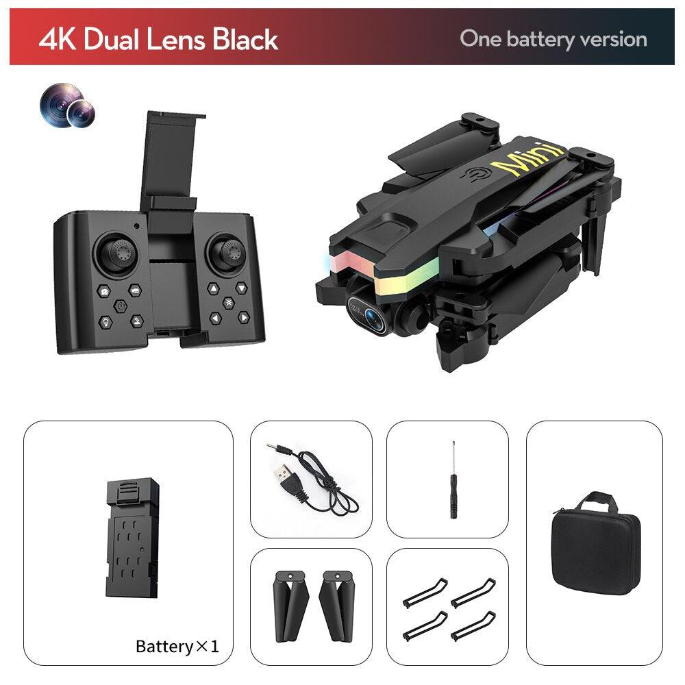 XT8 RC Mini Drone - 2024 New 4K Dual HD Camera Video Shooting Led Drone Quadcopter with FPV One-Key Return Toys for Kids Gift 11 XT8 RC Mini Drone - 2024 New 4K Dual HD Camera Video Shooting Led Drone Quadcopter with FPV One-Key Return Toys for Kids Gift — изображение 11