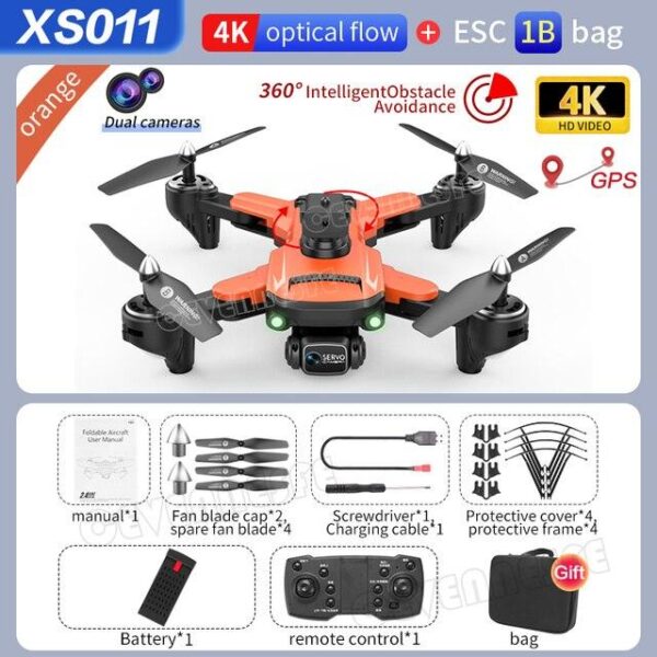 KBDFA XS011 Drone - 2023 New Mini Drone 4k Profesional HD Camera With obstacle avoidance Brushless Foldable Quadcopter RC Helicopter Toy 8 KBDFA XS011 Drone - 2023 New Mini Drone 4k Profesional HD Camera With obstacle avoidance Brushless Foldable Quadcopter RC Helicopter Toy - Image 8