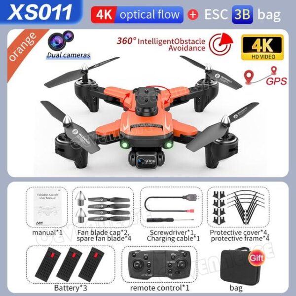 KBDFA XS011 Drone - 2023 New Mini Drone 4k Profesional HD Camera With obstacle avoidance Brushless Foldable Quadcopter RC Helicopter Toy 7 KBDFA XS011 Drone - 2023 New Mini Drone 4k Profesional HD Camera With obstacle avoidance Brushless Foldable Quadcopter RC Helicopter Toy - Image 7