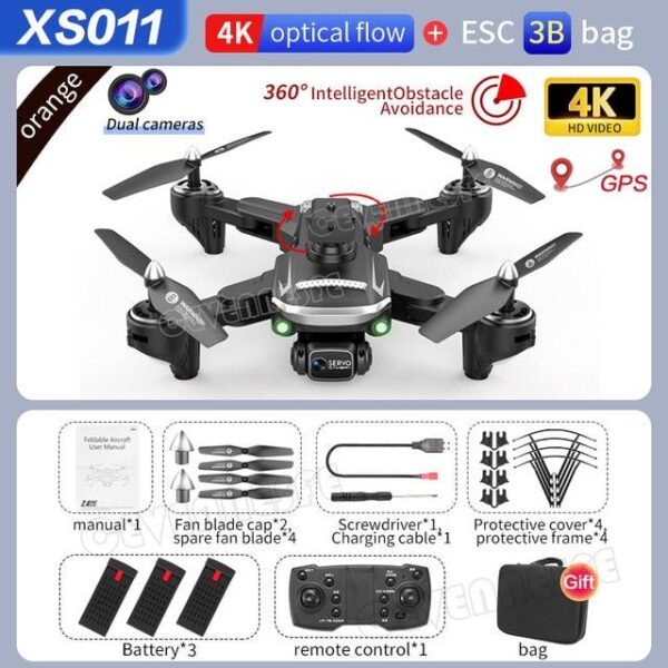 KBDFA XS011 Drone - 2023 New Mini Drone 4k Profesional HD Camera With obstacle avoidance Brushless Foldable Quadcopter RC Helicopter Toy 5 KBDFA XS011 Drone - 2023 New Mini Drone 4k Profesional HD Camera With obstacle avoidance Brushless Foldable Quadcopter RC Helicopter Toy - Image 5