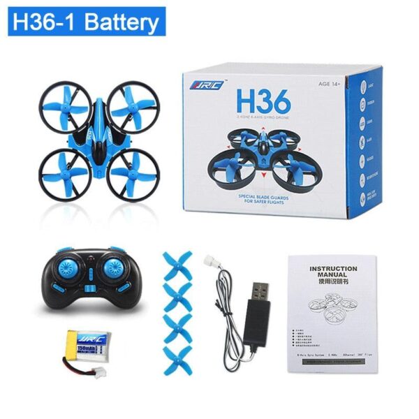 JJRC H36 RC Mini Drone - Helicopter 4CH Toy Quadcopter Drone Headless 6Axis One Key Return 360 degree Flip LED rc Toys VS H56 H74 14 JJRC H36 RC Mini Drone - Helicopter 4CH Toy Quadcopter Drone Headless 6Axis One Key Return 360 degree Flip LED rc Toys VS H56 H74 - صورة JJRC H36 RC Mini Drone - Helicopter 4CH Toy Quadcopter Drone Headless 6Axis One Key Return 360 degree Flip LED rc Toys VS H56 H74 - صورة 14