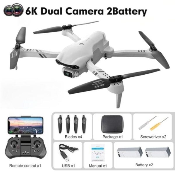 KBDFA F10 GPS Drone - 4K Professional 6K HD Dual Camera 2.4G/5G WIFI FPV RC Helicopter Foldable Quadcopter RC Distance aircraft 9 KBDFA F10 GPS Drone - 4K Professional 6K HD Dual Camera 2.4G/5G WIFI FPV RC Helicopter Foldable Quadcopter RC Distance aircraft - Image 9