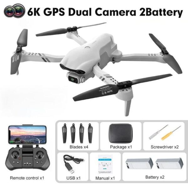KBDFA F10 GPS Drone - 4K Professional 6K HD Dual Camera 2.4G/5G WIFI FPV RC Helicopter Foldable Quadcopter RC Distance aircraft 8 KBDFA F10 GPS Drone - 4K Professional 6K HD Dual Camera 2.4G/5G WIFI FPV RC Helicopter Foldable Quadcopter RC Distance aircraft - Image 8