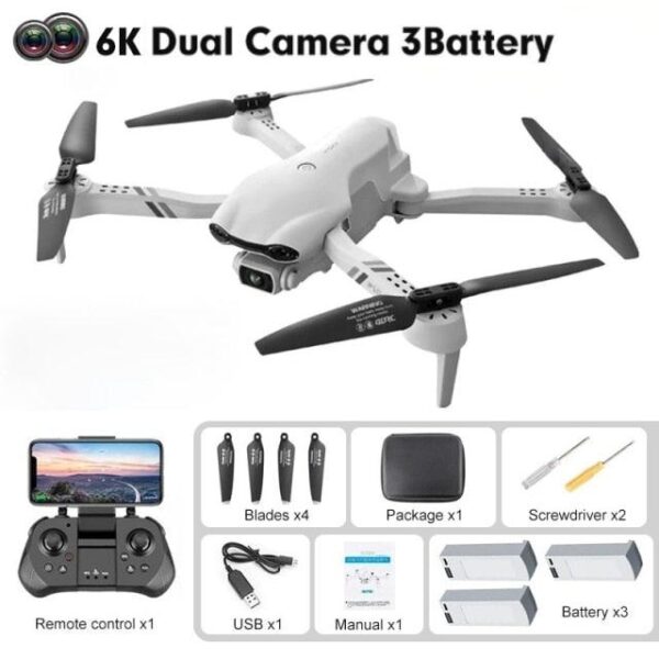 KBDFA F10 GPS Drone - 4K Professional 6K HD Dual Camera 2.4G/5G WIFI FPV RC Helicopter Foldable Quadcopter RC Distance aircraft 7 KBDFA F10 GPS Drone - 4K Professional 6K HD Dual Camera 2.4G/5G WIFI FPV RC Helicopter Foldable Quadcopter RC Distance aircraft - Image 7