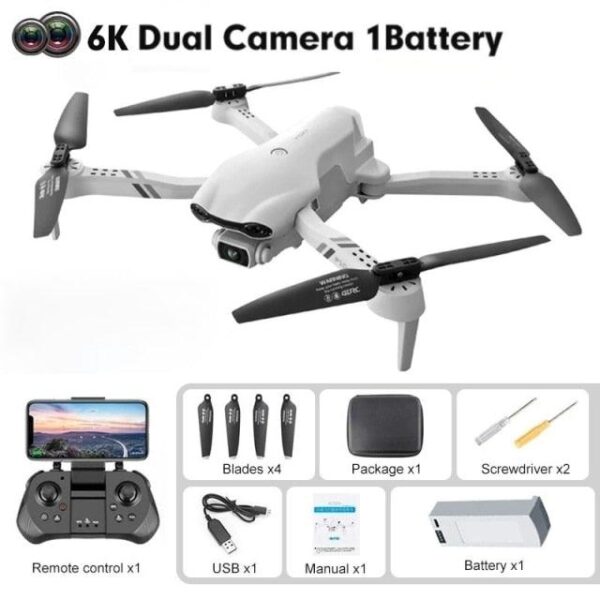KBDFA F10 GPS Drone - 4K Professional 6K HD Dual Camera 2.4G/5G WIFI FPV RC Helicopter Foldable Quadcopter RC Distance aircraft 6 KBDFA F10 GPS Drone - 4K Professional 6K HD Dual Camera 2.4G/5G WIFI FPV RC Helicopter Foldable Quadcopter RC Distance aircraft - Image 6
