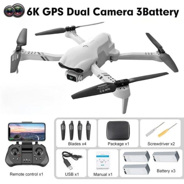 KBDFA F10 GPS Drone - 4K Professional 6K HD Dual Camera 2.4G/5G WIFI FPV RC Helicopter Foldable Quadcopter RC Distance aircraft 5 KBDFA F10 GPS Drone - 4K Professional 6K HD Dual Camera 2.4G/5G WIFI FPV RC Helicopter Foldable Quadcopter RC Distance aircraft - Image 5
