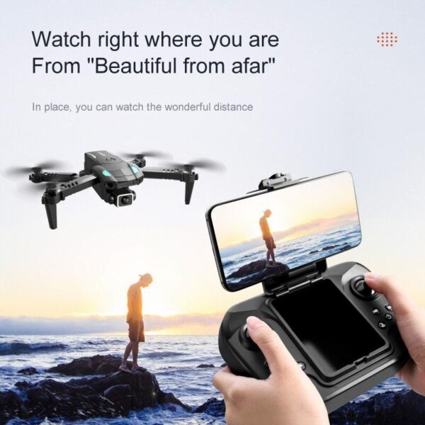 KBDFA S128 Mini Drone - 4K HD Camera Three-sided Obstacle Avoidance Air Pressure Fixed Height Professional Foldable Quadcopter Toy — изображение 12