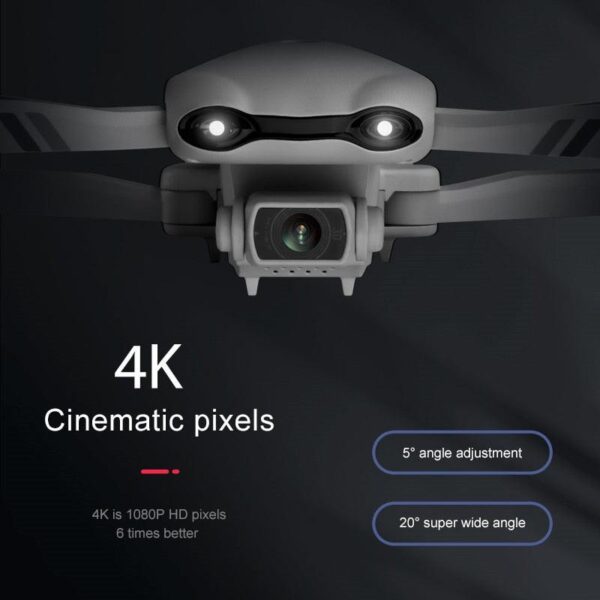 4DRC New 4K HD Dual Camera GPS 5G WIFI Wide Angle FPV Real-time Transmission RC Distance 2km Professional Drone Dron Gift Toys 21 4DRC New 4K HD Dual Camera GPS 5G WIFI Wide Angle FPV Real-time Transmission RC Distance 2km Professional Drone Dron Gift Toys - صورة 4DRC New 4K HD Dual Camera GPS 5G WIFI Wide Angle FPV Real-time Transmission RC Distance 2km Professional Drone Dron Gift Toys - صورة 21
