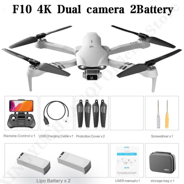 4DRC New 4K HD Dual Camera GPS 5G WIFI Wide Angle FPV Real-time Transmission RC Distance 2km Professional Drone Dron Gift Toys 14 4DRC New 4K HD Dual Camera GPS 5G WIFI Wide Angle FPV Real-time Transmission RC Distance 2km Professional Drone Dron Gift Toys - صورة 4DRC New 4K HD Dual Camera GPS 5G WIFI Wide Angle FPV Real-time Transmission RC Distance 2km Professional Drone Dron Gift Toys - صورة 14