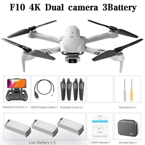 4DRC New 4K HD Dual Camera GPS 5G WIFI Wide Angle FPV Real-time Transmission RC Distance 2km Professional Drone Dron Gift Toys 12 4DRC New 4K HD Dual Camera GPS 5G WIFI Wide Angle FPV Real-time Transmission RC Distance 2km Professional Drone Dron Gift Toys - صورة 4DRC New 4K HD Dual Camera GPS 5G WIFI Wide Angle FPV Real-time Transmission RC Distance 2km Professional Drone Dron Gift Toys - صورة 12
