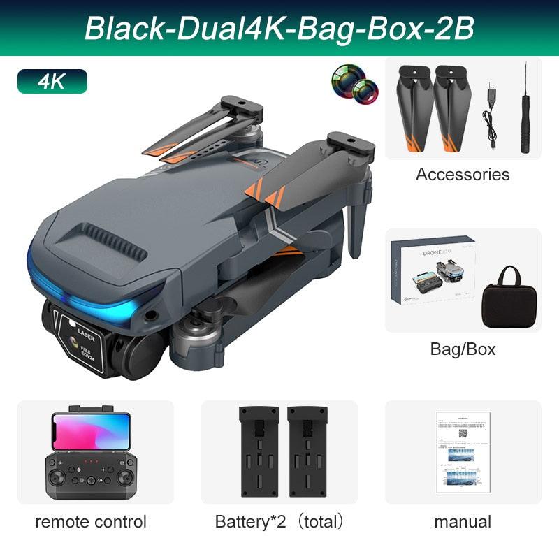 JINHENG LS-XT9 Drone - 2023 New 4K Dual Camera Wifi FPV Optical flow location Obstacle Avoidance Folding Drone Quadcopter Helicopter Gifts 2 JINHENG LS-XT9 Drone - 2023 New 4K Dual Camera Wifi FPV Optical flow location Obstacle Avoidance Folding Drone Quadcopter Helicopter Gifts - Image 2