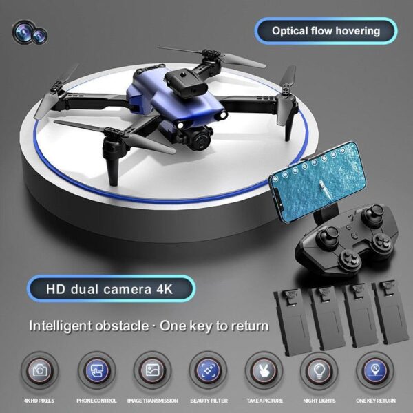 Novo 809 Drone - 4K HD camera WIFI FPV optical flow 360 degree obstacle avoidance foldable four axis RC helicopter toy 19 Novo 809 Drone - 4K HD camera WIFI FPV optical flow 360 degree obstacle avoidance foldable four axis RC helicopter toy — изображение 19