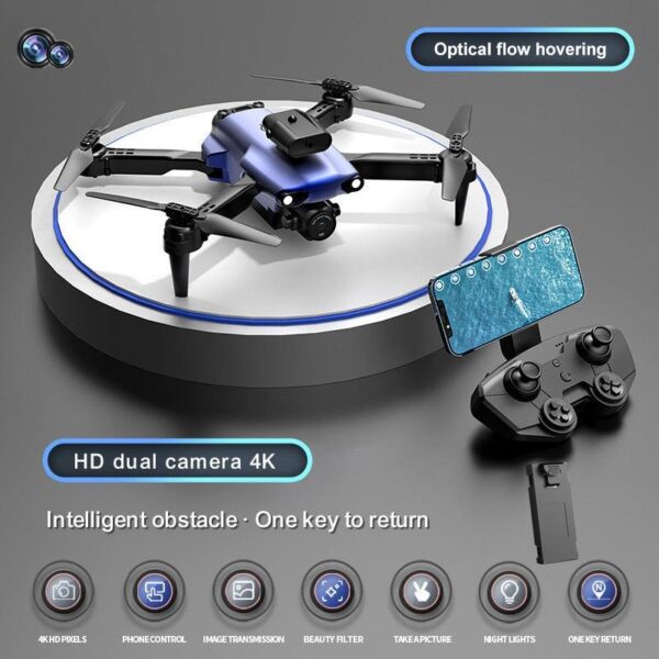 Novo 809 Drone - 4K HD camera WIFI FPV optical flow 360 degree obstacle avoidance foldable four axis RC helicopter toy 4 Novo 809 Drone - 4K HD camera WIFI FPV optical flow 360 degree obstacle avoidance foldable four axis RC helicopter toy — изображение 4