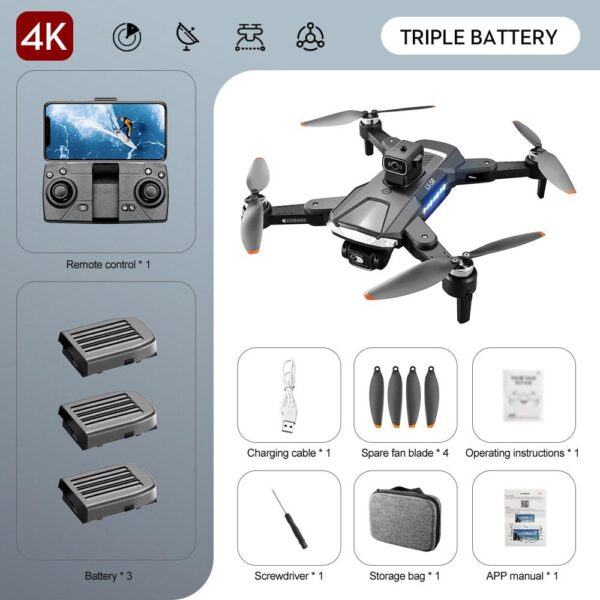 KBDFA LS58 Drone - 4k camera drone GPS 5G WIFI RC Helicopters FPV Remote Control Toys Foldable Quadcopter Gift professional Drones 12 KBDFA LS58 Drone - 4k camera drone GPS 5G WIFI RC Helicopters FPV Remote Control Toys Foldable Quadcopter Gift professional Drones - Image 12