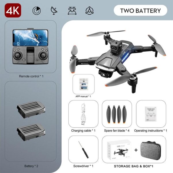 KBDFA LS58 Drone - 4k camera drone GPS 5G WIFI RC Helicopters FPV Remote Control Toys Foldable Quadcopter Gift professional Drones 8 KBDFA LS58 Drone - 4k camera drone GPS 5G WIFI RC Helicopters FPV Remote Control Toys Foldable Quadcopter Gift professional Drones - Image 8