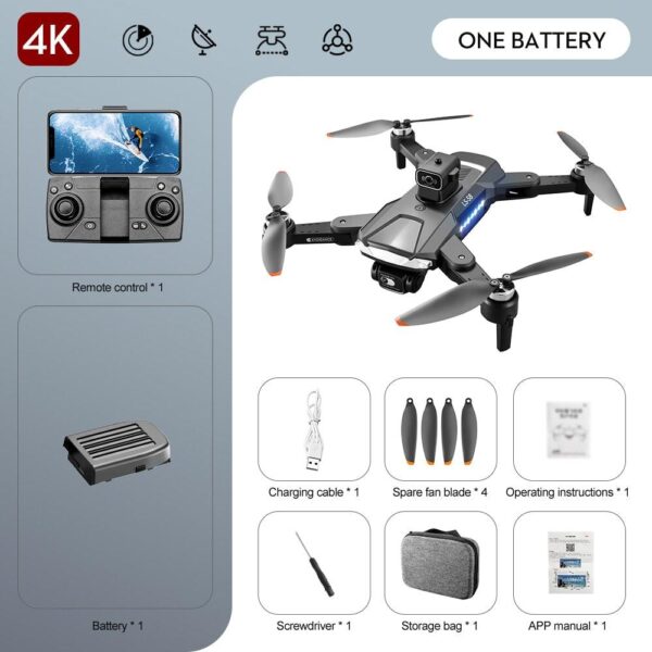KBDFA LS58 Drone - 4k camera drone GPS 5G WIFI RC Helicopters FPV Remote Control Toys Foldable Quadcopter Gift professional Drones 7 KBDFA LS58 Drone - 4k camera drone GPS 5G WIFI RC Helicopters FPV Remote Control Toys Foldable Quadcopter Gift professional Drones - Image 7