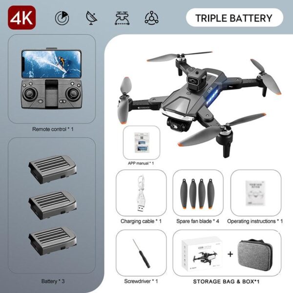 KBDFA LS58 Drone - 4k camera drone GPS 5G WIFI RC Helicopters FPV Remote Control Toys Foldable Quadcopter Gift professional Drones 3 KBDFA LS58 Drone - 4k camera drone GPS 5G WIFI RC Helicopters FPV Remote Control Toys Foldable Quadcopter Gift professional Drones - Image 3