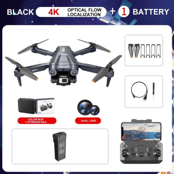 KBDFA MINI4 Drone - 4K HD Camera Z908 Dron Remote Control Drones RC Helicopters Gift 2.4G WIFi Obstacle Avoidance Quadcopter Toys 25 KBDFA MINI4 Drone - 4K HD Camera Z908 Dron Remote Control Drones RC Helicopters Gift 2.4G WIFi Obstacle Avoidance Quadcopter Toys - Image 25