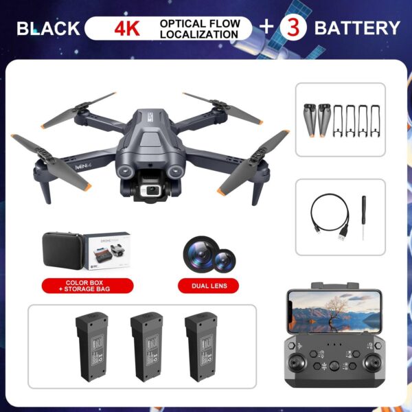 KBDFA MINI4 Drone - 4K HD Camera Z908 Dron Remote Control Drones RC Helicopters Gift 2.4G WIFi Obstacle Avoidance Quadcopter Toys 20 KBDFA MINI4 Drone - 4K HD Camera Z908 Dron Remote Control Drones RC Helicopters Gift 2.4G WIFi Obstacle Avoidance Quadcopter Toys - Image 20