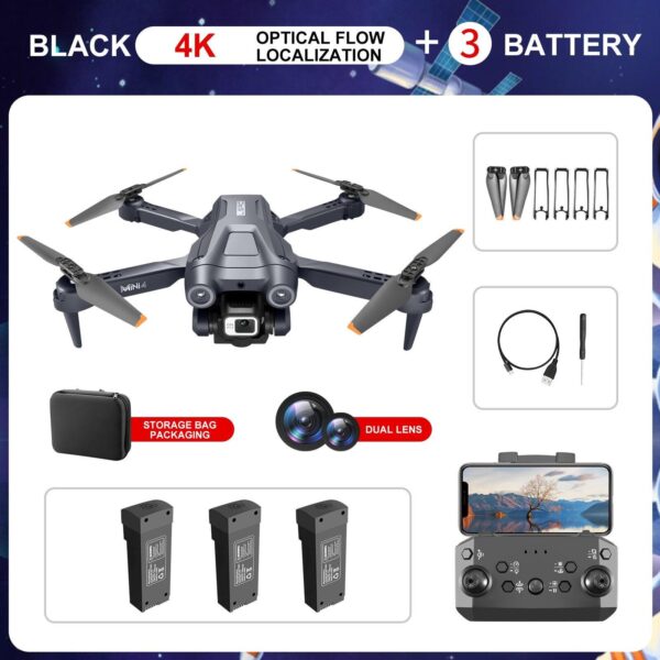 KBDFA MINI4 Drone - 4K HD Camera Z908 Dron Remote Control Drones RC Helicopters Gift 2.4G WIFi Obstacle Avoidance Quadcopter Toys 16 KBDFA MINI4 Drone - 4K HD Camera Z908 Dron Remote Control Drones RC Helicopters Gift 2.4G WIFi Obstacle Avoidance Quadcopter Toys - Image 16