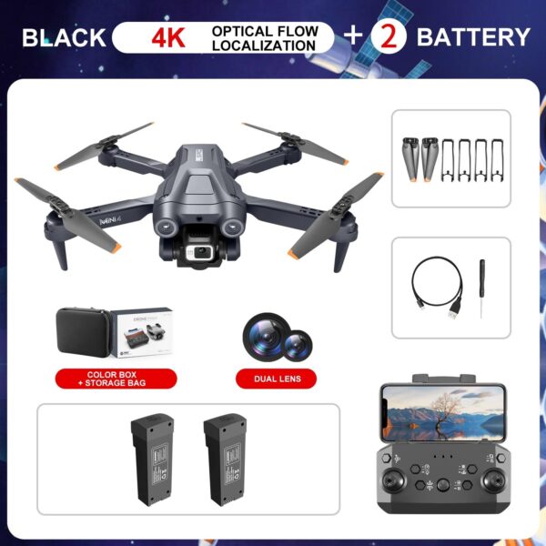 KBDFA MINI4 Drone - 4K HD Camera Z908 Dron Remote Control Drones RC Helicopters Gift 2.4G WIFi Obstacle Avoidance Quadcopter Toys 7 KBDFA MINI4 Drone - 4K HD Camera Z908 Dron Remote Control Drones RC Helicopters Gift 2.4G WIFi Obstacle Avoidance Quadcopter Toys - Image 7