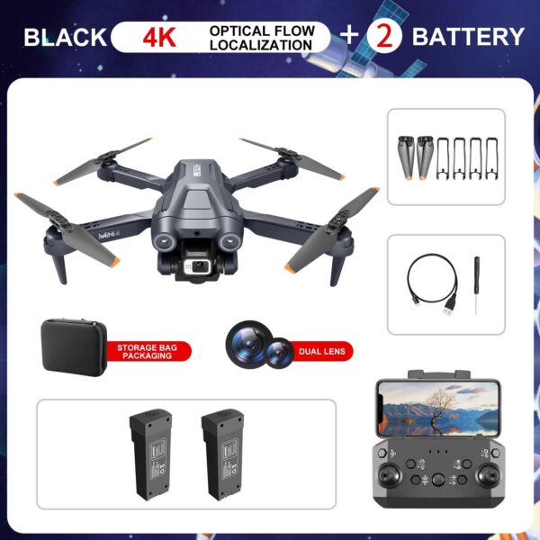 KBDFA MINI4 Drone - 4K HD Camera Z908 Dron Remote Control Drones RC Helicopters Gift 2.4G WIFi Obstacle Avoidance Quadcopter Toys 6 KBDFA MINI4 Drone - 4K HD Camera Z908 Dron Remote Control Drones RC Helicopters Gift 2.4G WIFi Obstacle Avoidance Quadcopter Toys - Image 6