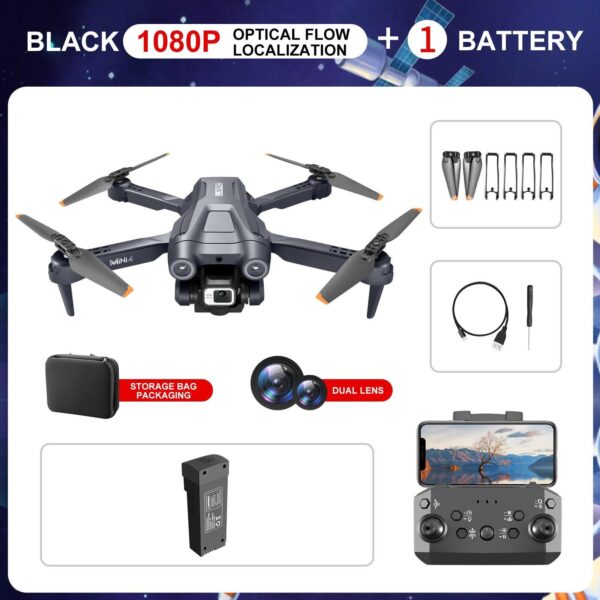 KBDFA MINI4 Drone - 4K HD Camera Z908 Dron Remote Control Drones RC Helicopters Gift 2.4G WIFi Obstacle Avoidance Quadcopter Toys 4 KBDFA MINI4 Drone - 4K HD Camera Z908 Dron Remote Control Drones RC Helicopters Gift 2.4G WIFi Obstacle Avoidance Quadcopter Toys - Image 4