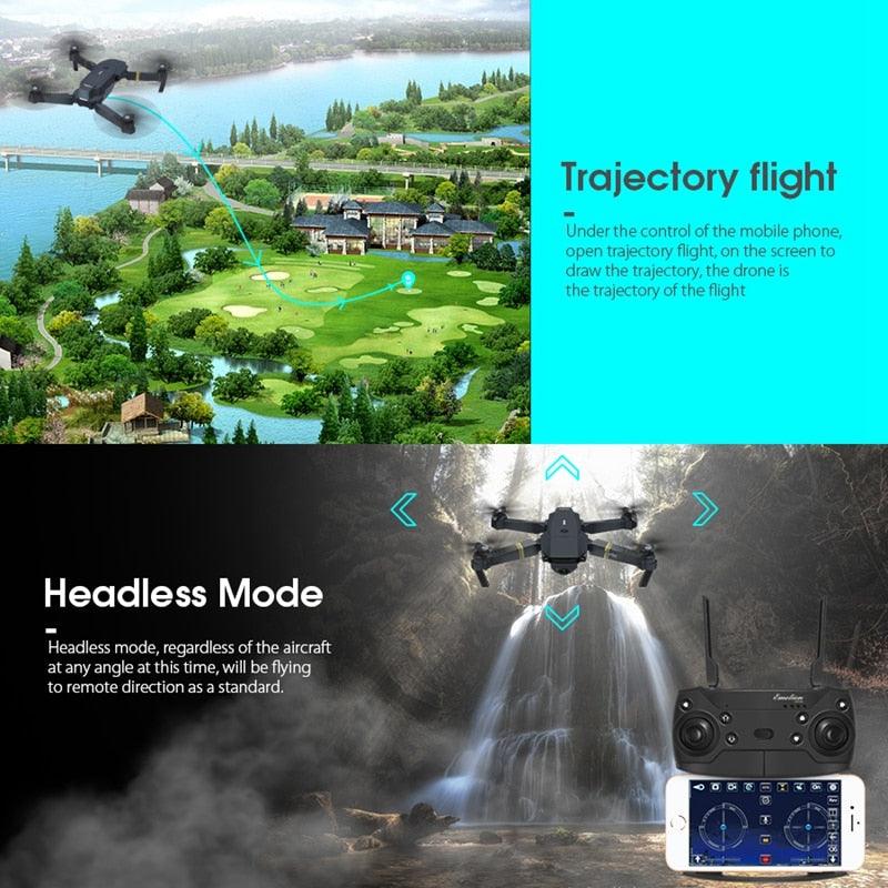 Eachine E58 Drone - Wide Angle HD 1080P/720P/480P Camera WIFI FPV Hight Hold Mode Foldable Arm RC Quadcopter Drone X Pro RTF Dron 14 Eachine E58 Drone - Wide Angle HD 1080P/720P/480P Camera WIFI FPV Hight Hold Mode Foldable Arm RC Quadcopter Drone X Pro RTF Dron — изображение 14