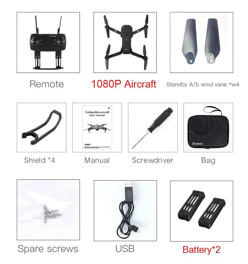 Eachine E58 Drone - Wide Angle HD 1080P/720P/480P Camera WIFI FPV Hight Hold Mode Foldable Arm RC Quadcopter Drone X Pro RTF Dron 3 Eachine E58 Drone - Wide Angle HD 1080P/720P/480P Camera WIFI FPV Hight Hold Mode Foldable Arm RC Quadcopter Drone X Pro RTF Dron — изображение 3