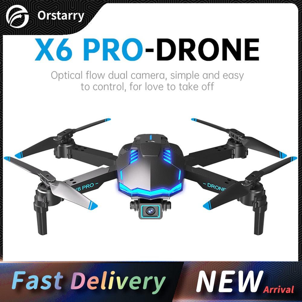 X6 Pro Drone - 4K Ultra HD Camera 120° Adjustable Lens Mini Dron 1800mAh 2.4G Infrared Obstacle Avoidance Quadcopter Toy Gift for Kids 2 X6 Pro Drone - 4K Ultra HD Camera 120° Adjustable Lens Mini Dron 1800mAh 2.4G Infrared Obstacle Avoidance Quadcopter Toy Gift for Kids - Image 2