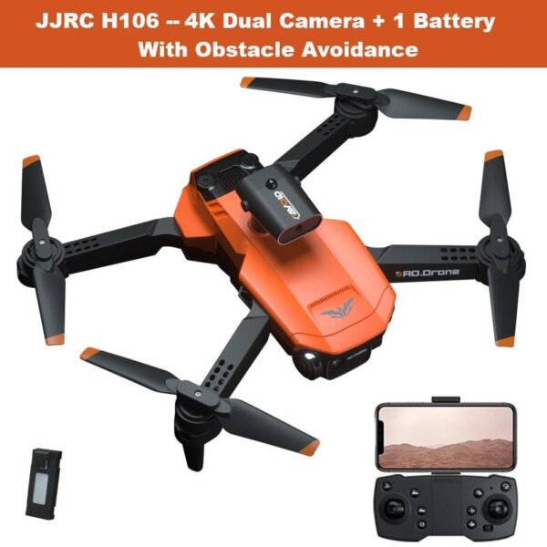 JJRC H106 Drone - 4K Professional Dual Camera 6CH Foldable Drone Obstacle Avoidance Helicopter Toy Kids RC Toys RC Quadcopter 21 JJRC H106 Drone - 4K Professional Dual Camera 6CH Foldable Drone Obstacle Avoidance Helicopter Toy Kids RC Toys RC Quadcopter — изображение 21