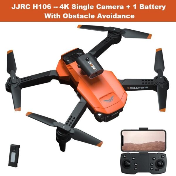 JJRC H106 Drone - 4K Professional Dual Camera 6CH Foldable Drone Obstacle Avoidance Helicopter Toy Kids RC Toys RC Quadcopter 12 JJRC H106 Drone - 4K Professional Dual Camera 6CH Foldable Drone Obstacle Avoidance Helicopter Toy Kids RC Toys RC Quadcopter — изображение 12