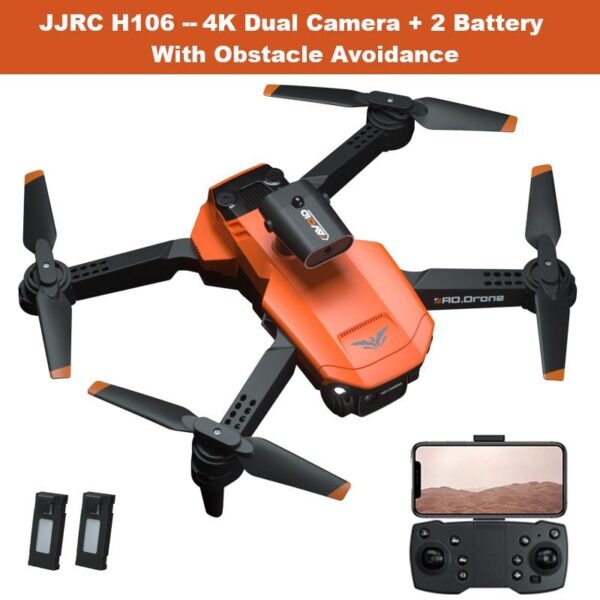 JJRC H106 Drone - 4K Professional Dual Camera 6CH Foldable Drone Obstacle Avoidance Helicopter Toy Kids RC Toys RC Quadcopter 7 JJRC H106 Drone - 4K Professional Dual Camera 6CH Foldable Drone Obstacle Avoidance Helicopter Toy Kids RC Toys RC Quadcopter — изображение 7
