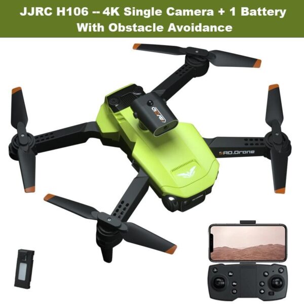 JJRC H106 Drone - 4K Professional Dual Camera 6CH Foldable Drone Obstacle Avoidance Helicopter Toy Kids RC Toys RC Quadcopter 4 JJRC H106 Drone - 4K Professional Dual Camera 6CH Foldable Drone Obstacle Avoidance Helicopter Toy Kids RC Toys RC Quadcopter — изображение 4