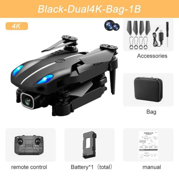 KBDFA KY907 Mini Drone - 4K HD Dual Camera Drone Automatic Obstacle Avoidance Foldable Quadcopter FPV Height Keep RC Dron Toy Gift 11 KBDFA KY907 Mini Drone - 4K HD Dual Camera Drone Automatic Obstacle Avoidance Foldable Quadcopter FPV Height Keep RC Dron Toy Gift - Image 11