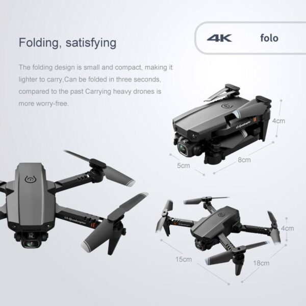 JINHENG XT6 Mini Drone - 1080P 4K HD Camera WiFi Fpv Air Pressure Altitude Hold Foldable Drone Quadcopter RC Dron Kid Toy Boys GIft - Image 18