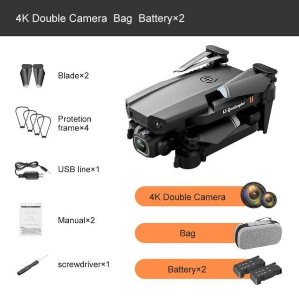 JINHENG XT6 Mini Drone - 1080P 4K HD Camera WiFi Fpv Air Pressure Altitude Hold Foldable Drone Quadcopter RC Dron Kid Toy Boys GIft - Image 14