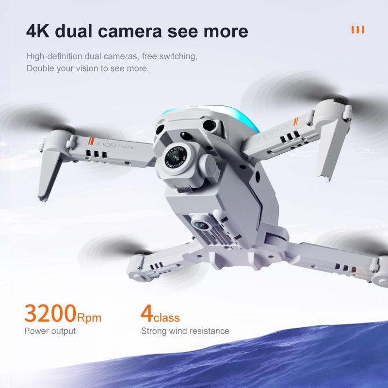 K109 Mini Drone - 2024 New Breathing Light 4K Dual HD Camera Automatic Obstacle Avoidance Professional Foldable Drone Quadcopter Gifts 25 K109 Mini Drone - 2024 New Breathing Light 4K Dual HD Camera Automatic Obstacle Avoidance Professional Foldable Drone Quadcopter Gifts - Image 25