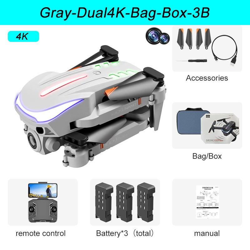 K109 Mini Drone - 2024 New Breathing Light 4K Dual HD Camera Automatic Obstacle Avoidance Professional Foldable Drone Quadcopter Gifts 22 K109 Mini Drone - 2024 New Breathing Light 4K Dual HD Camera Automatic Obstacle Avoidance Professional Foldable Drone Quadcopter Gifts - Image 22
