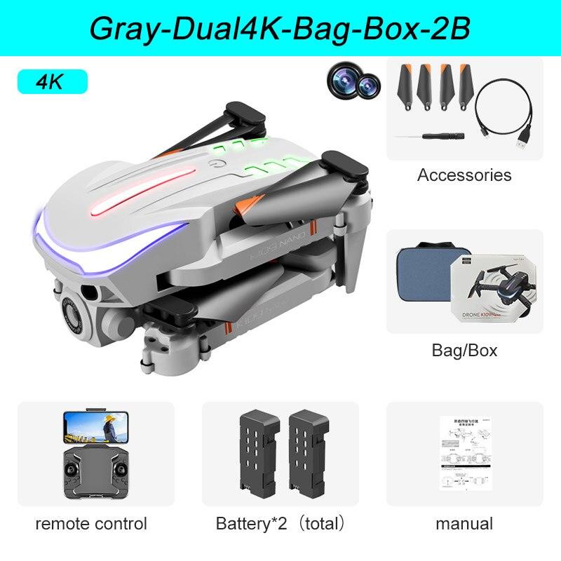 K109 Mini Drone - 2024 New Breathing Light 4K Dual HD Camera Automatic Obstacle Avoidance Professional Foldable Drone Quadcopter Gifts 15 K109 Mini Drone - 2024 New Breathing Light 4K Dual HD Camera Automatic Obstacle Avoidance Professional Foldable Drone Quadcopter Gifts - Image 15