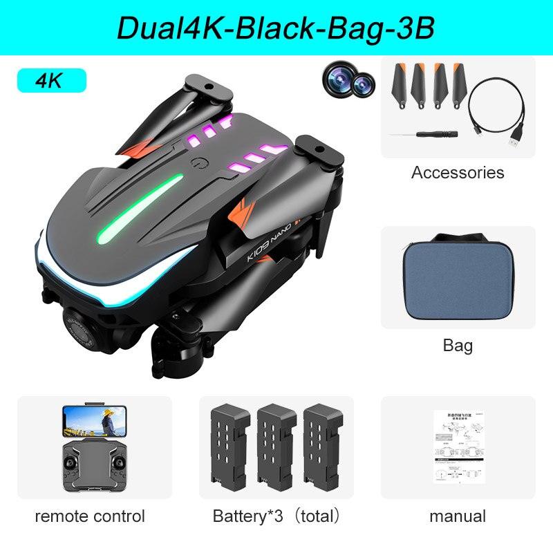 K109 Mini Drone - 2024 New Breathing Light 4K Dual HD Camera Automatic Obstacle Avoidance Professional Foldable Drone Quadcopter Gifts 14 K109 Mini Drone - 2024 New Breathing Light 4K Dual HD Camera Automatic Obstacle Avoidance Professional Foldable Drone Quadcopter Gifts - Image 14
