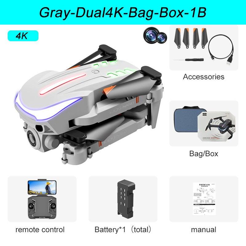 K109 Mini Drone - 2024 New Breathing Light 4K Dual HD Camera Automatic Obstacle Avoidance Professional Foldable Drone Quadcopter Gifts 13 K109 Mini Drone - 2024 New Breathing Light 4K Dual HD Camera Automatic Obstacle Avoidance Professional Foldable Drone Quadcopter Gifts - Image 13