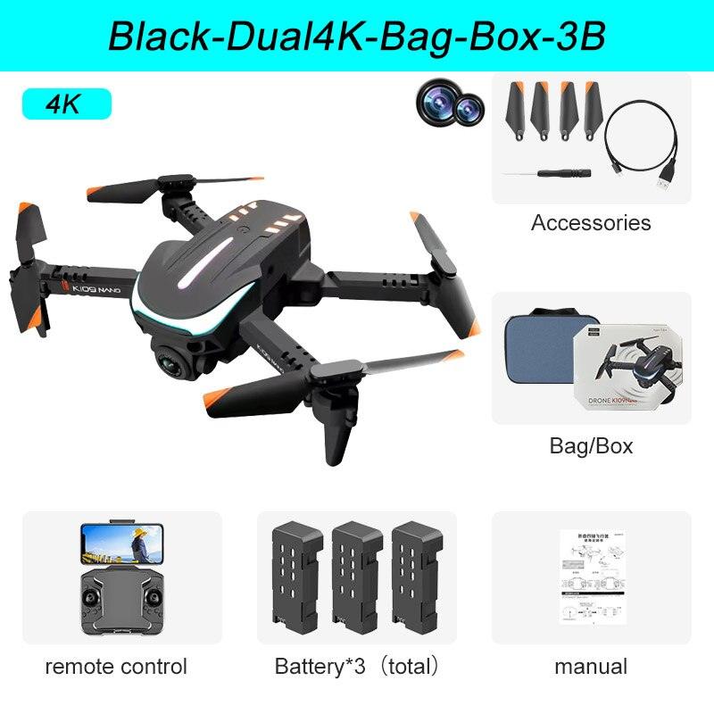 K109 Mini Drone - 2024 New Breathing Light 4K Dual HD Camera Automatic Obstacle Avoidance Professional Foldable Drone Quadcopter Gifts 8 K109 Mini Drone - 2024 New Breathing Light 4K Dual HD Camera Automatic Obstacle Avoidance Professional Foldable Drone Quadcopter Gifts - Image 8