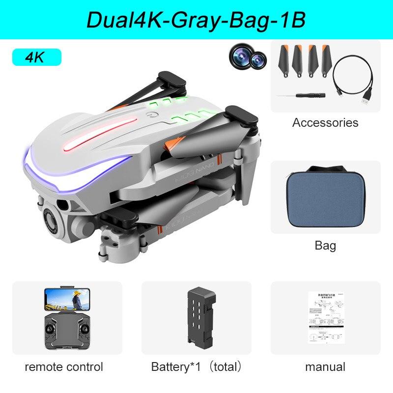K109 Mini Drone - 2024 New Breathing Light 4K Dual HD Camera Automatic Obstacle Avoidance Professional Foldable Drone Quadcopter Gifts 6 K109 Mini Drone - 2024 New Breathing Light 4K Dual HD Camera Automatic Obstacle Avoidance Professional Foldable Drone Quadcopter Gifts - Image 6