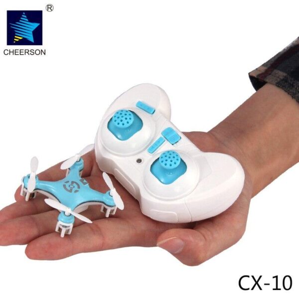 Cheerson CX10 Mini Drone - 4CH 2.4G RC Remote Control Drone Quadcopter Helicopter LED CX 10 Mini Done Toys Gift For Children Gift - صورة Cheerson CX10 Mini Drone - 4CH 2.4G RC Remote Control Drone Quadcopter Helicopter LED CX 10 Mini Done Toys Gift For Children Gift - صورة 9