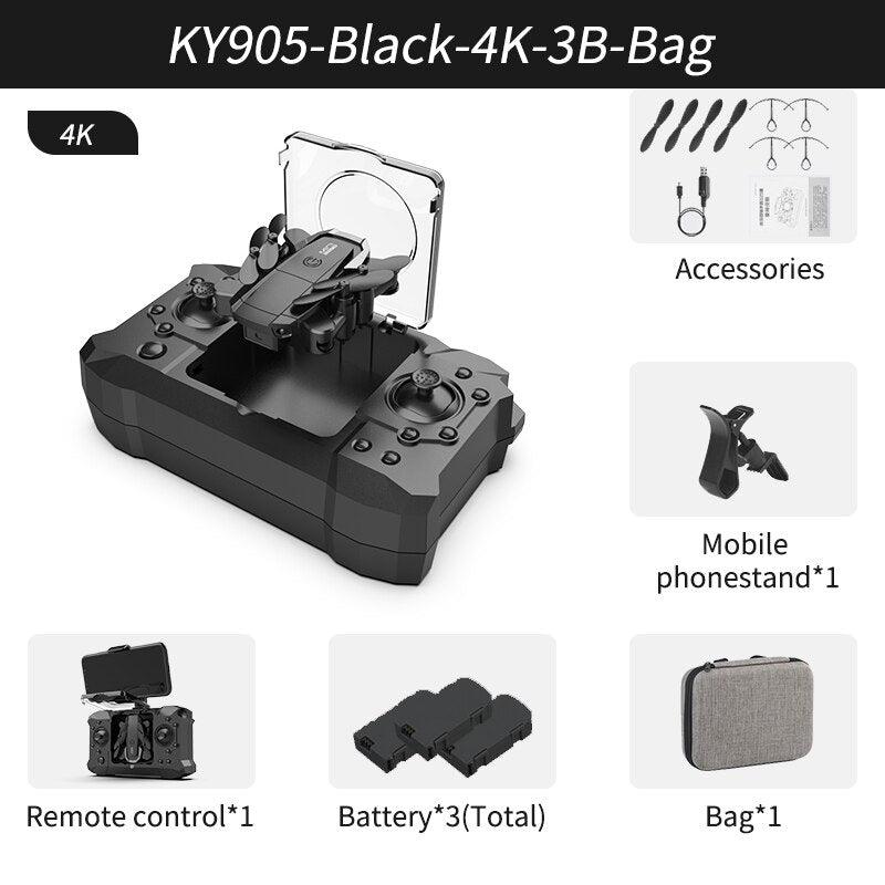 QJ KY905 Mini Drone - Profesional 4K Camera Wifi FPV Foldable Dron Quadcopter One-Key Return 360 Rolling RC Helicopter Kid Toys 26 QJ KY905 Mini Drone - Profesional 4K Camera Wifi FPV Foldable Dron Quadcopter One-Key Return 360 Rolling RC Helicopter Kid Toys - Image 26